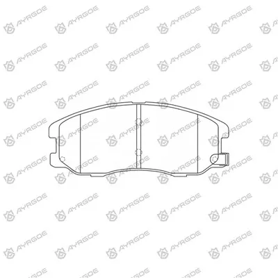 D11242MH bremseklosser for Chevrolet Equinox 1L