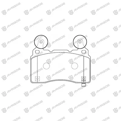 PN0813S bremseklosser for Chevrolet Camaro EE37
