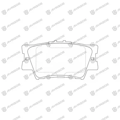 PN1522 Bremseklosser for Toyota Camry ASV50